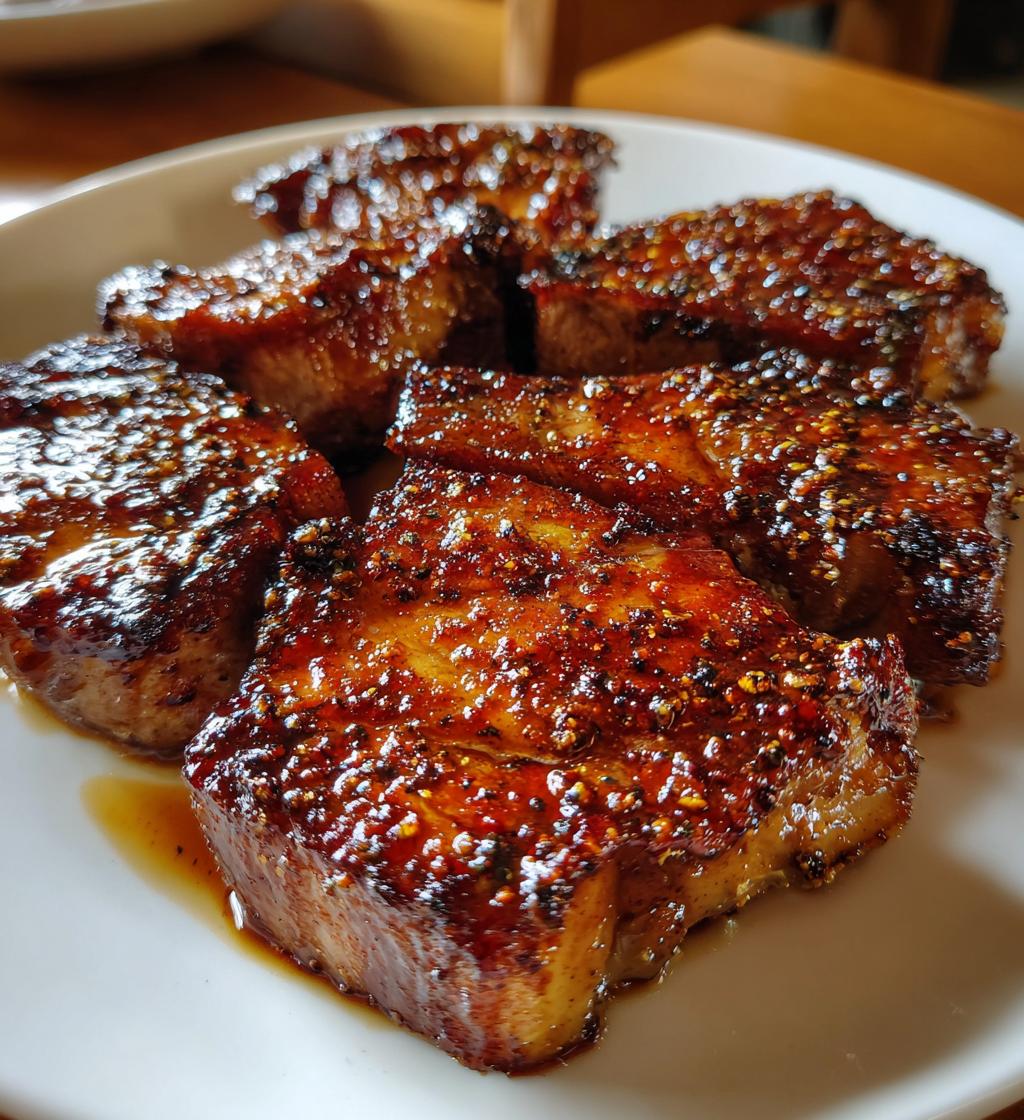 brown sugar beef chops
