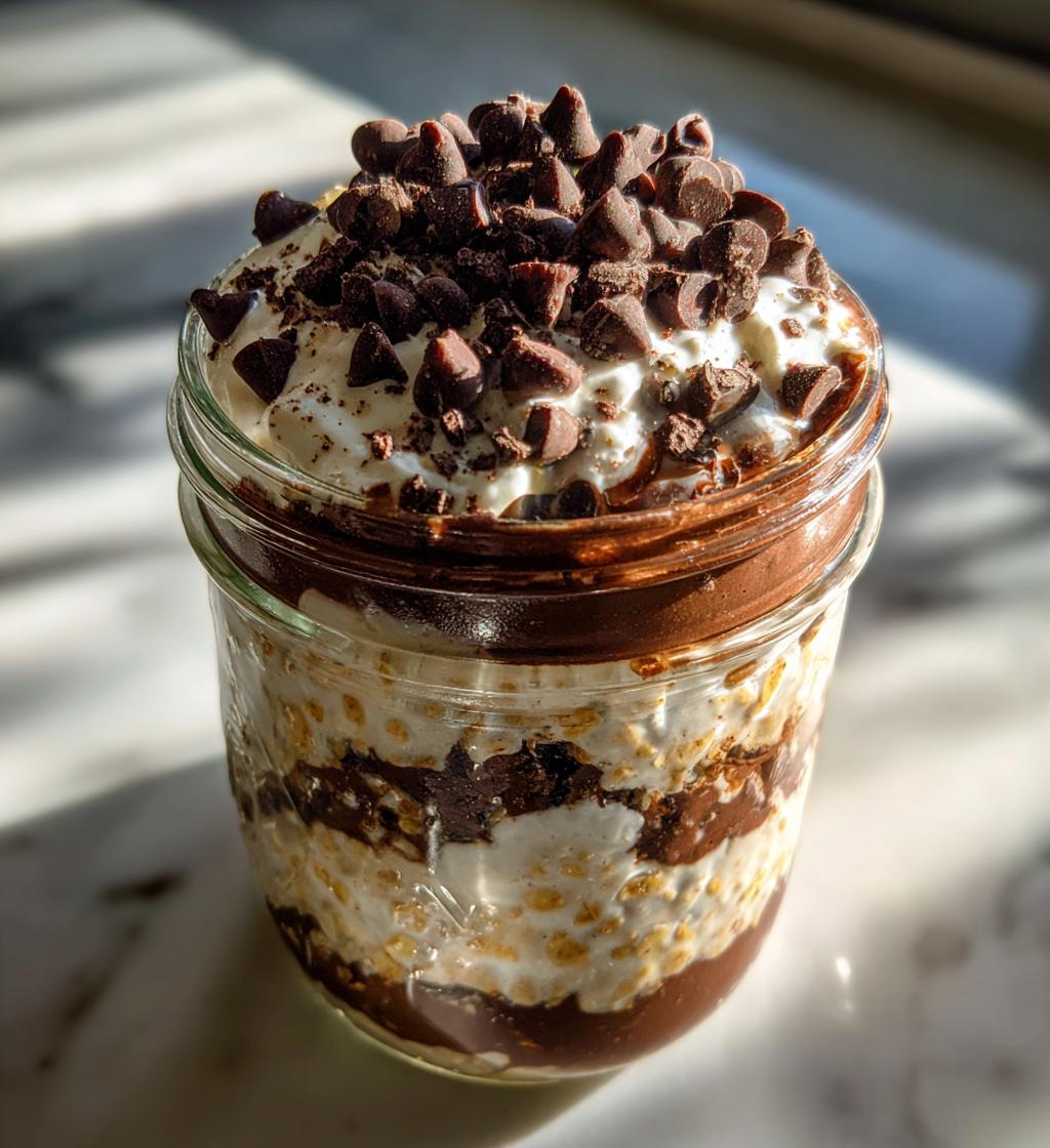 brownie batter overnight oats