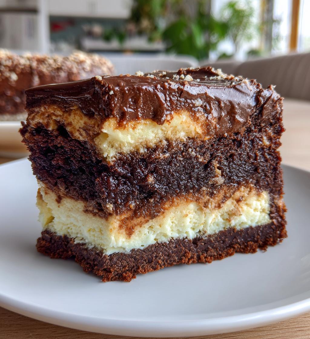 brownie cheesecake perfect fusion