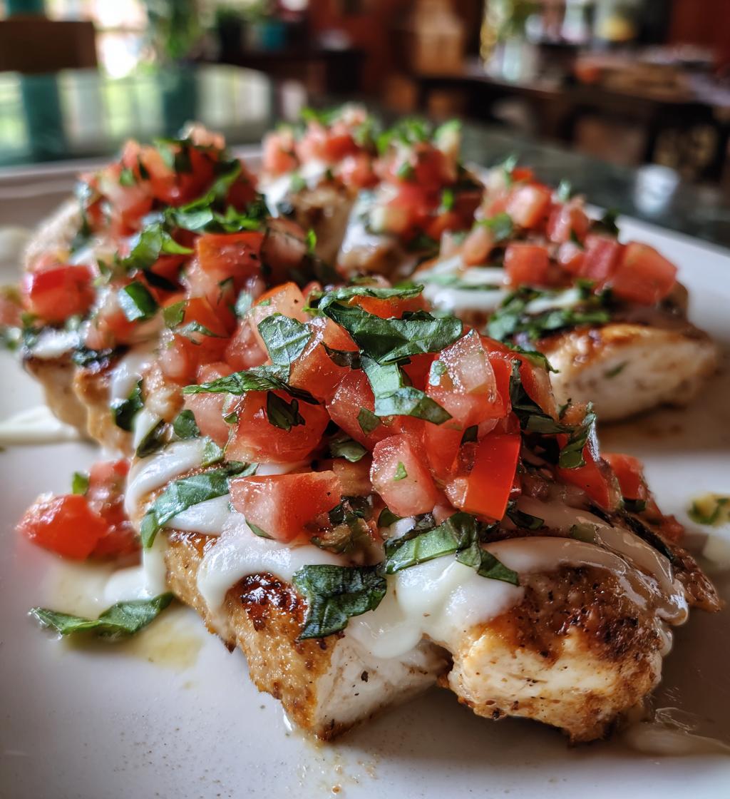 bruschetta chicken - detail 1