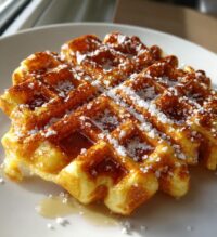 buttery belgian liege waffles
