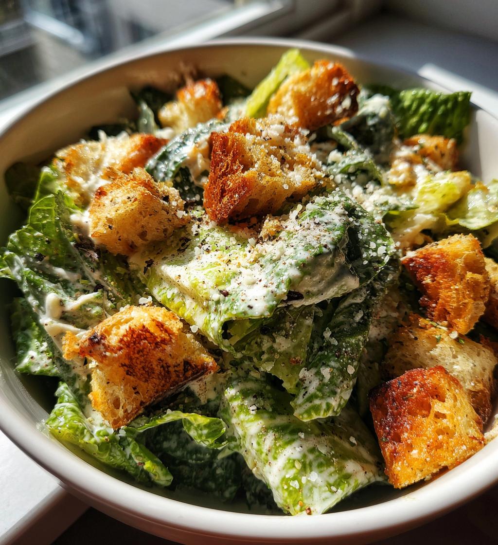 caesar salad - detail 1