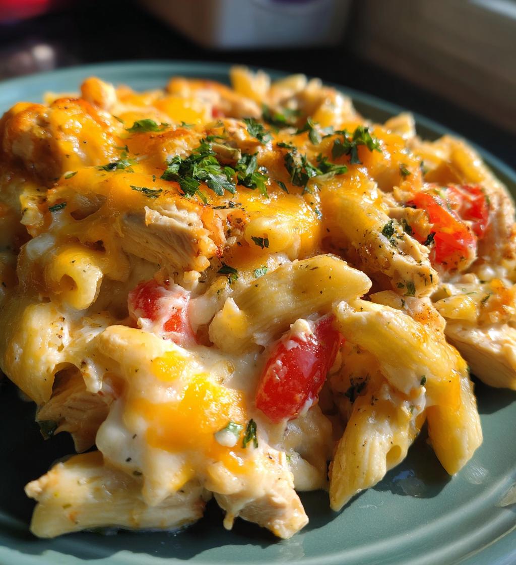 cajun cream cheese chicken pasta bake