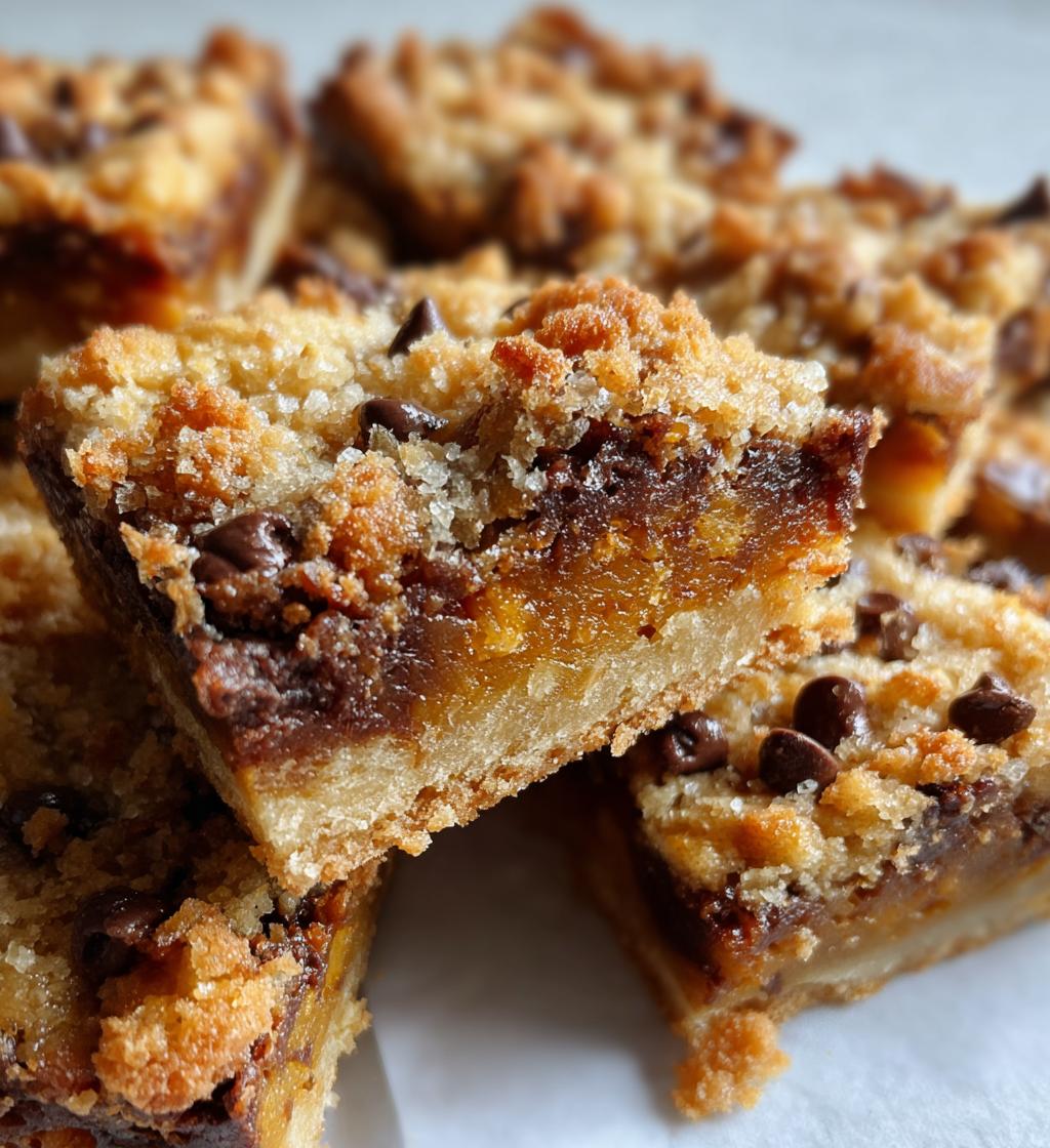 cake mix toffee bars - detail 1