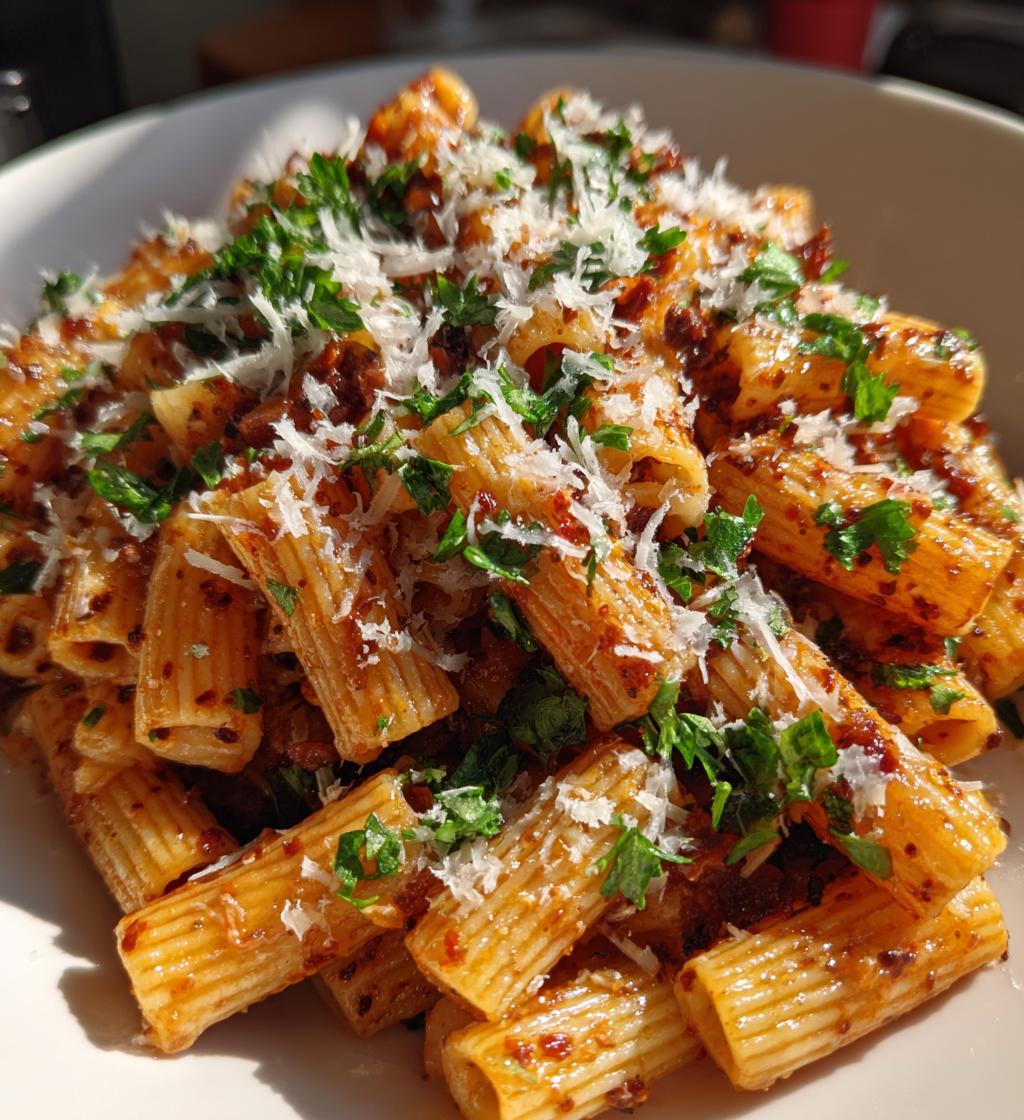 calabrian chili pasta - detail 1