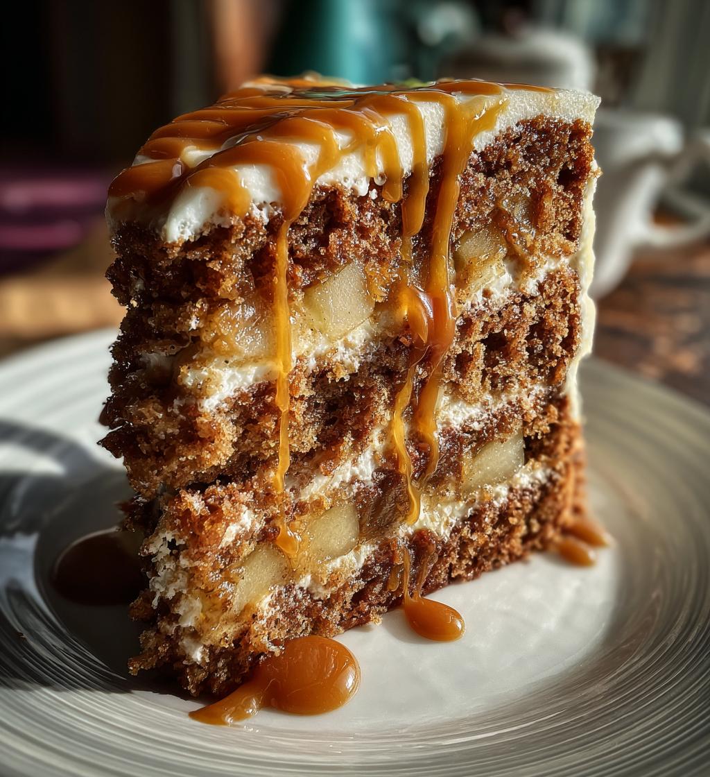 caramel apple spice cake