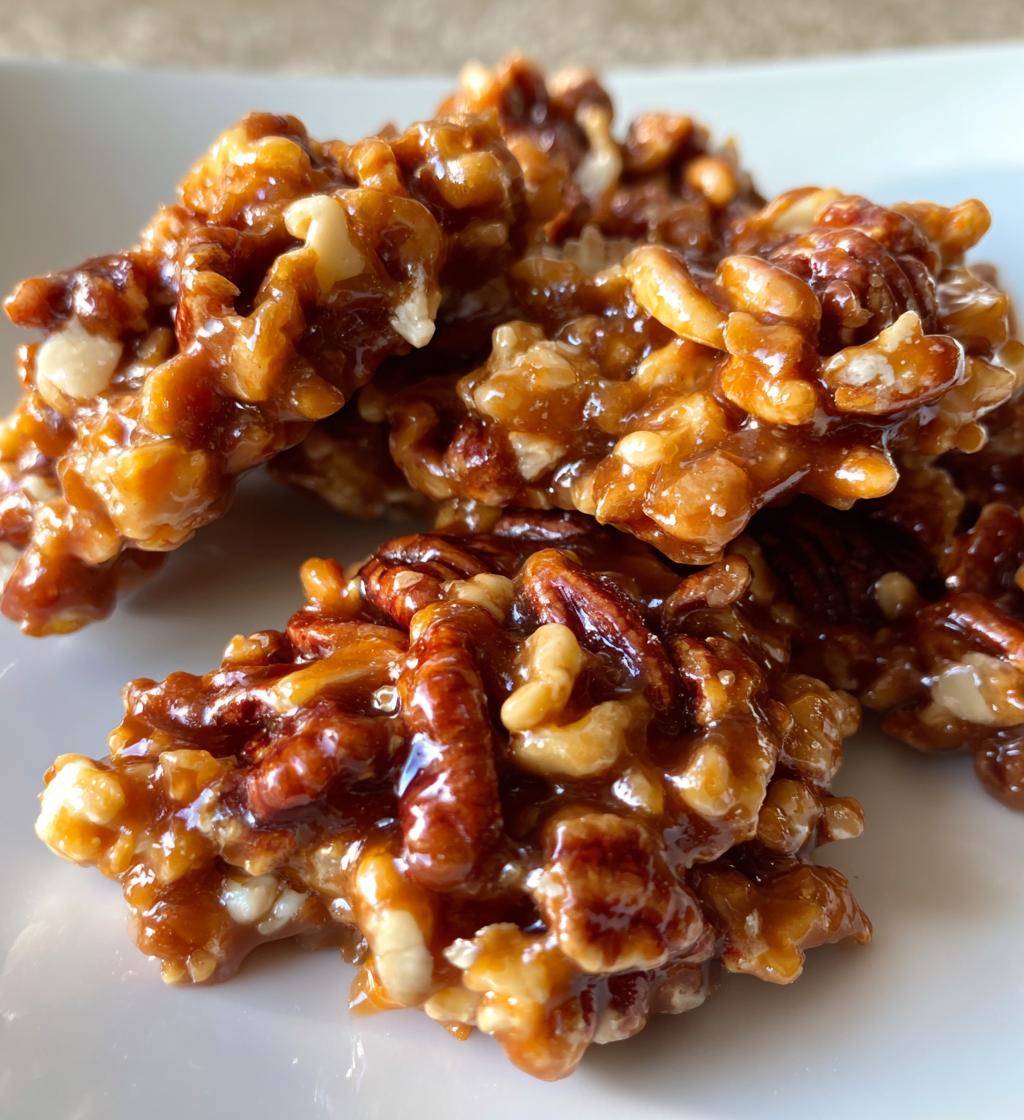 caramel pecan clusters