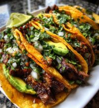 carne asada tacos