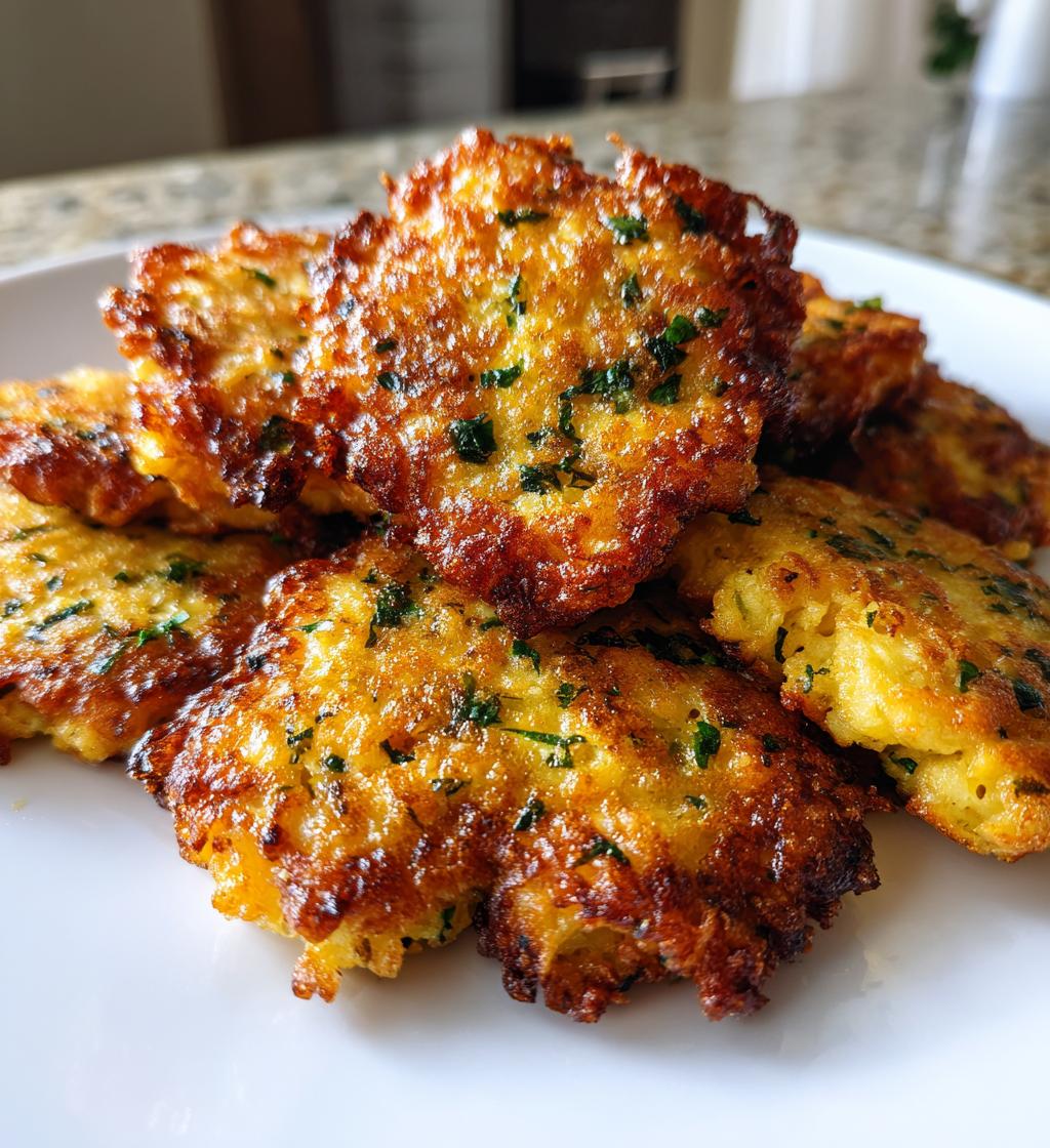 cauliflower fritters - detail 1