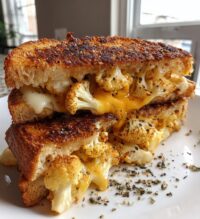 cauliflower grilled cheese