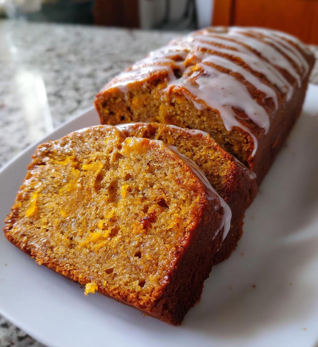 chai spice maple pumpkin bread - detail 1