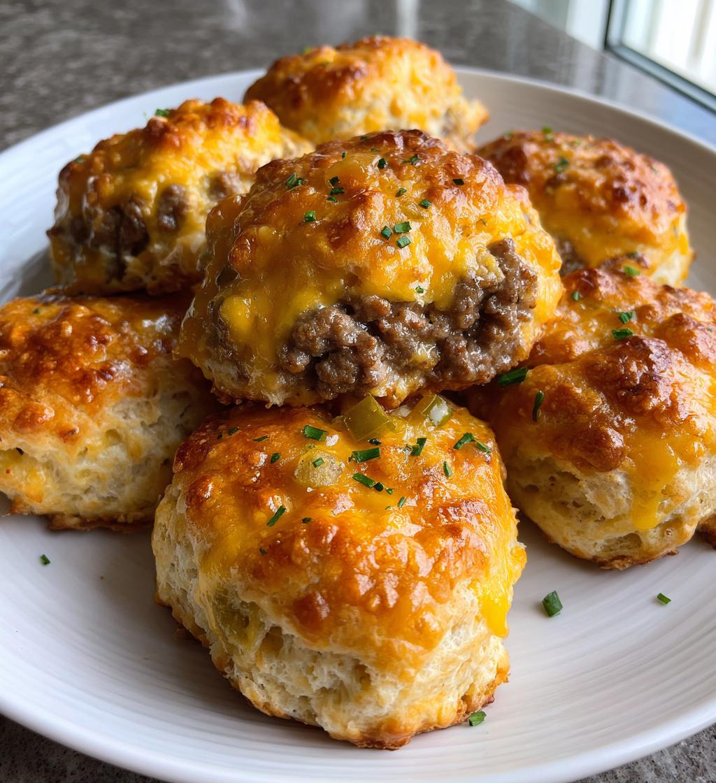 cheeseburger bomb bites - detail 1