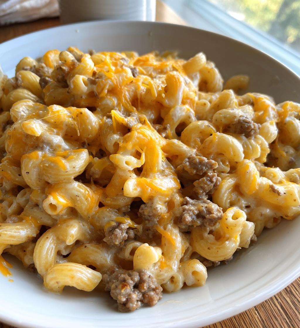 cheeseburger macaroni skillet - detail 1