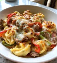 cheesesteak tortellini bliss