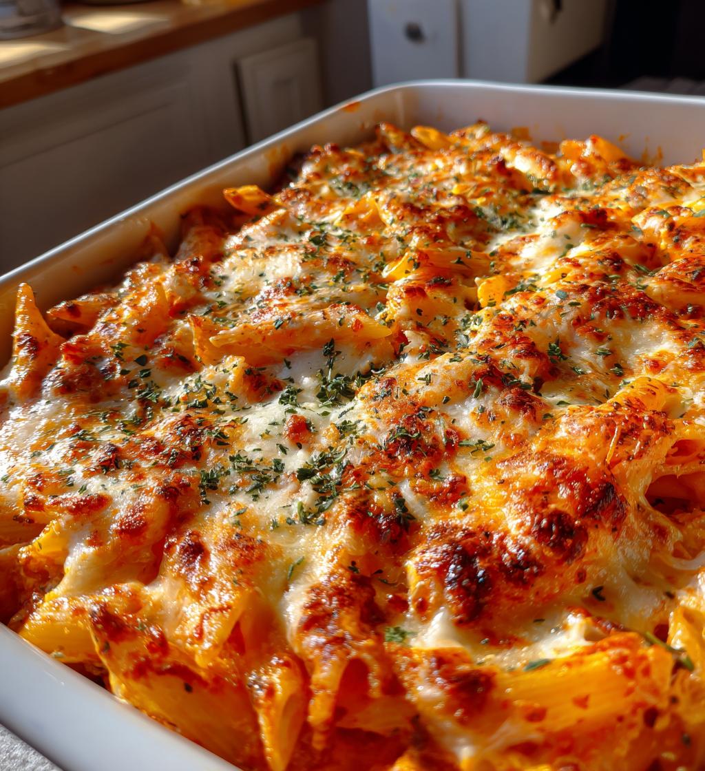 cheesy baked penne a comforting classic - detail 1