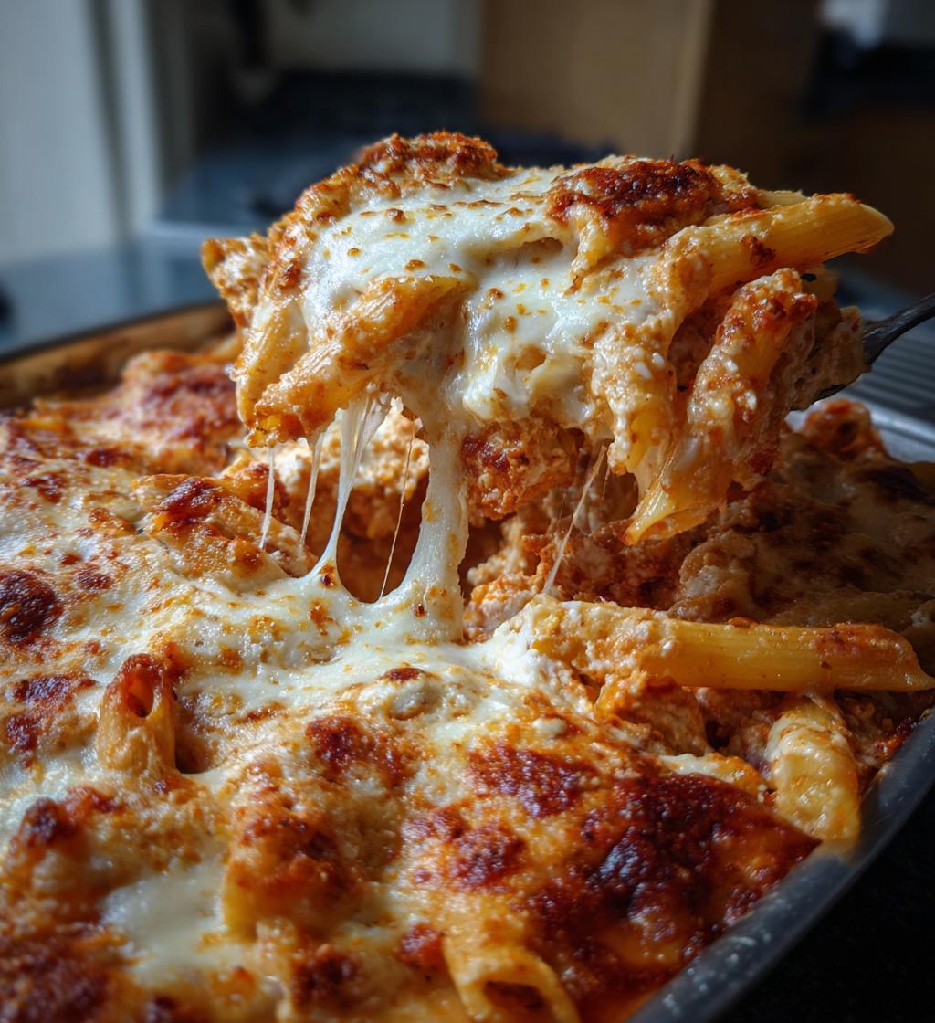 cheesy baked penne a comforting classic
