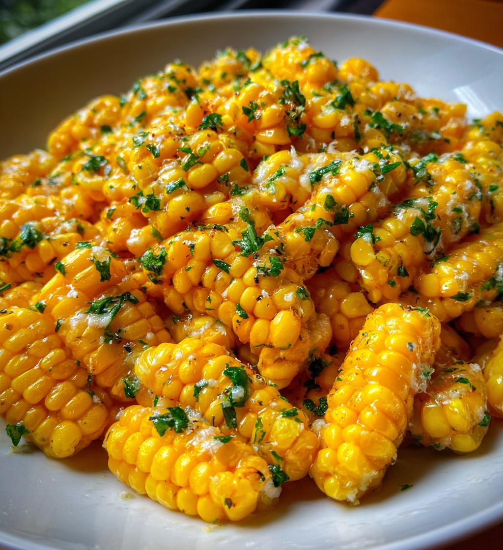 cheesy garlic butter corn - detail 1