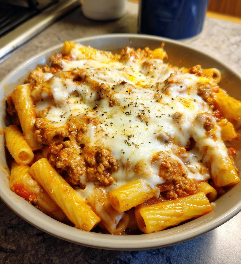 cheesy ground turkey pasta a comforting flavor packed meal - detail 1