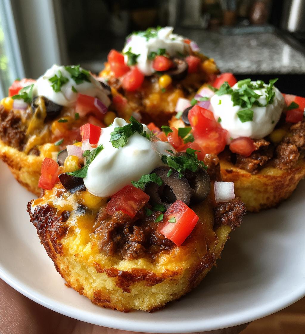 cheesy taco cupcakes recipe - detail 1