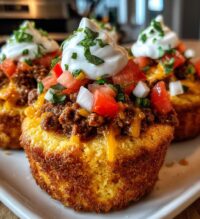 cheesy taco cupcakes recipe