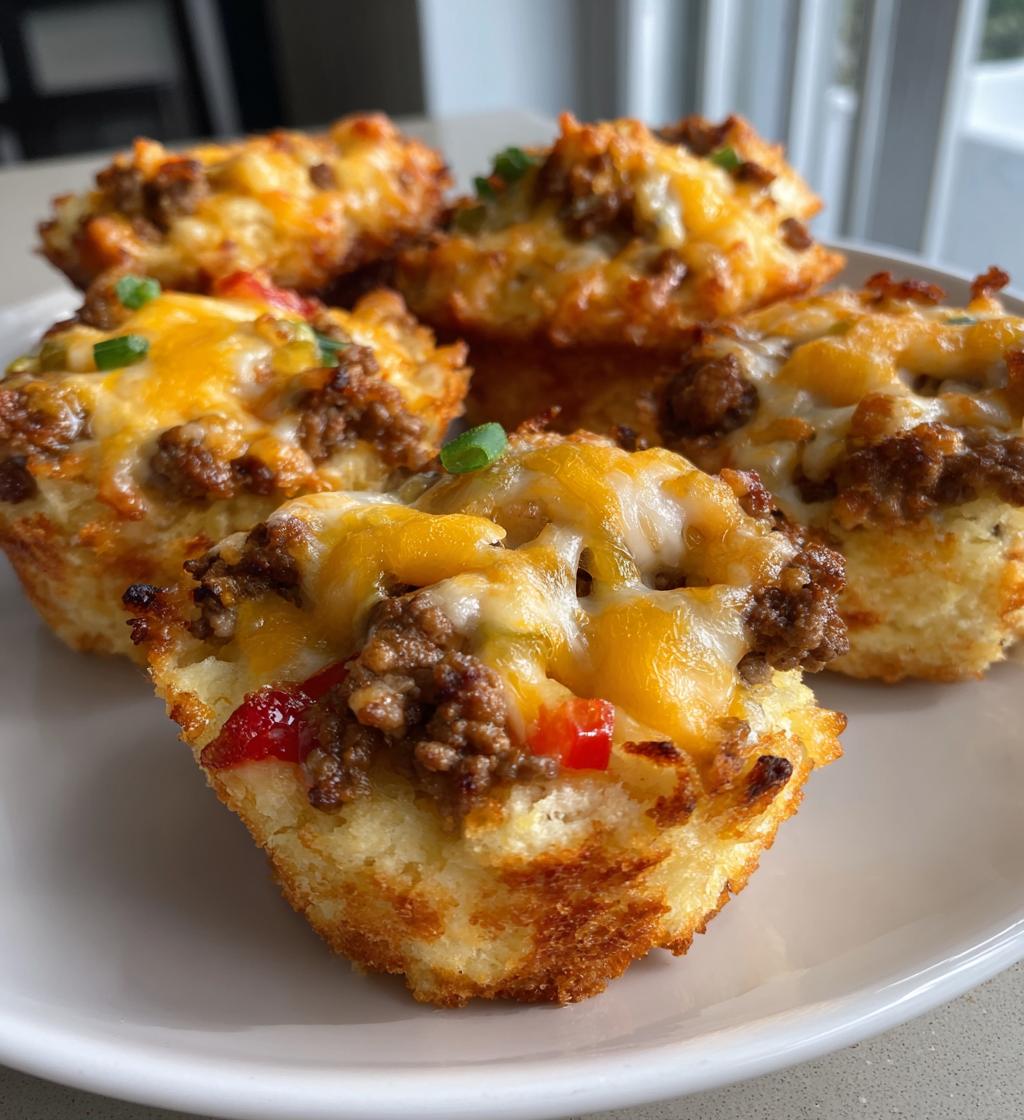 cheesy taco cupcakes recipe