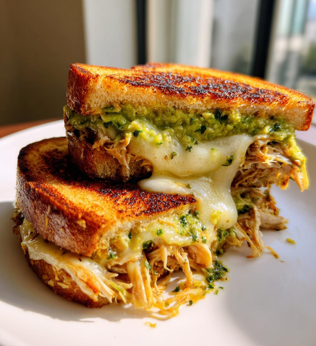 chicken avocado melt sandwich - detail 1