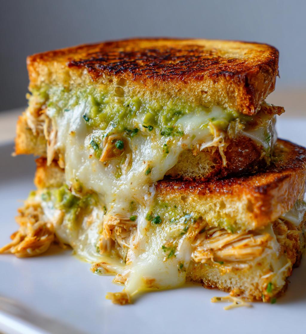 chicken avocado melt sandwich