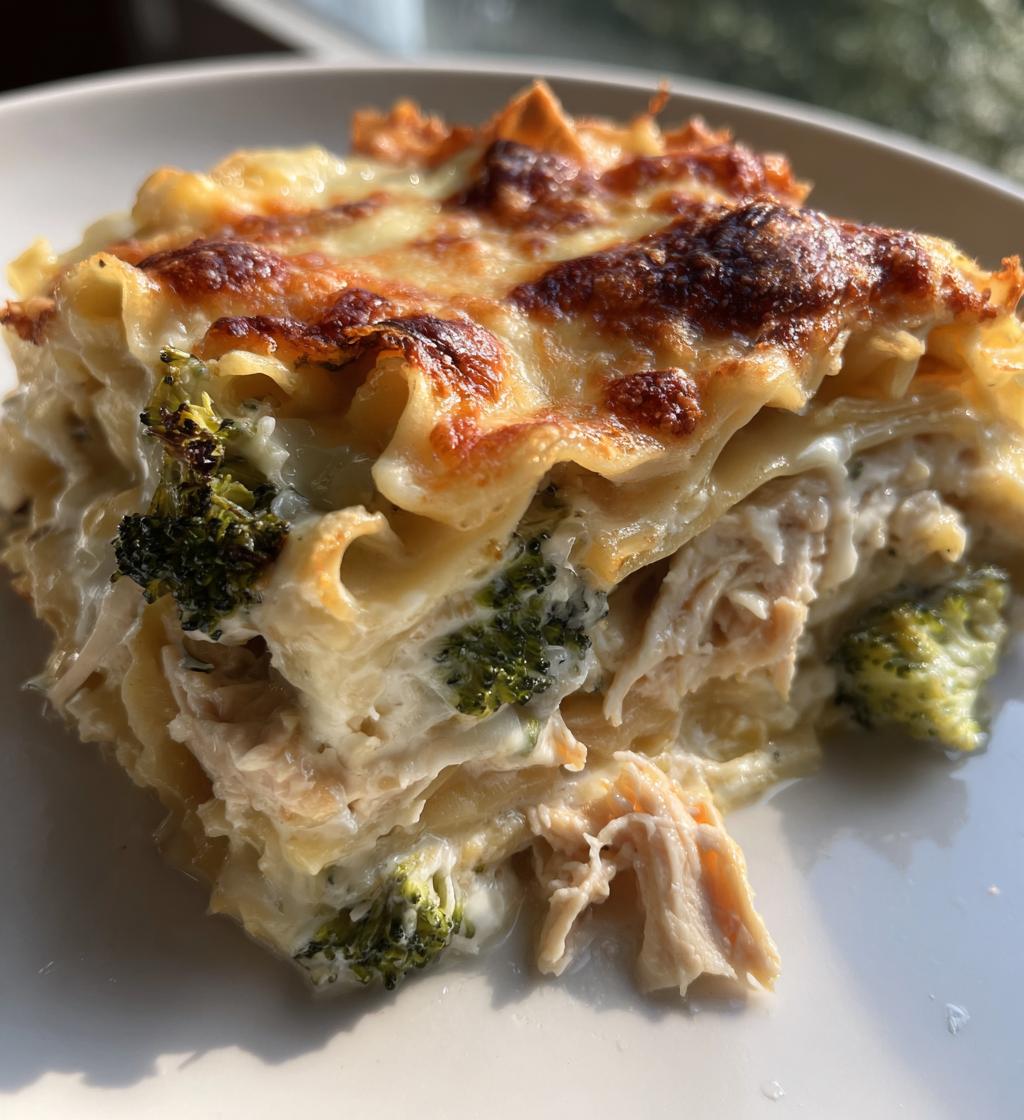 chicken broccoli alfredo bake