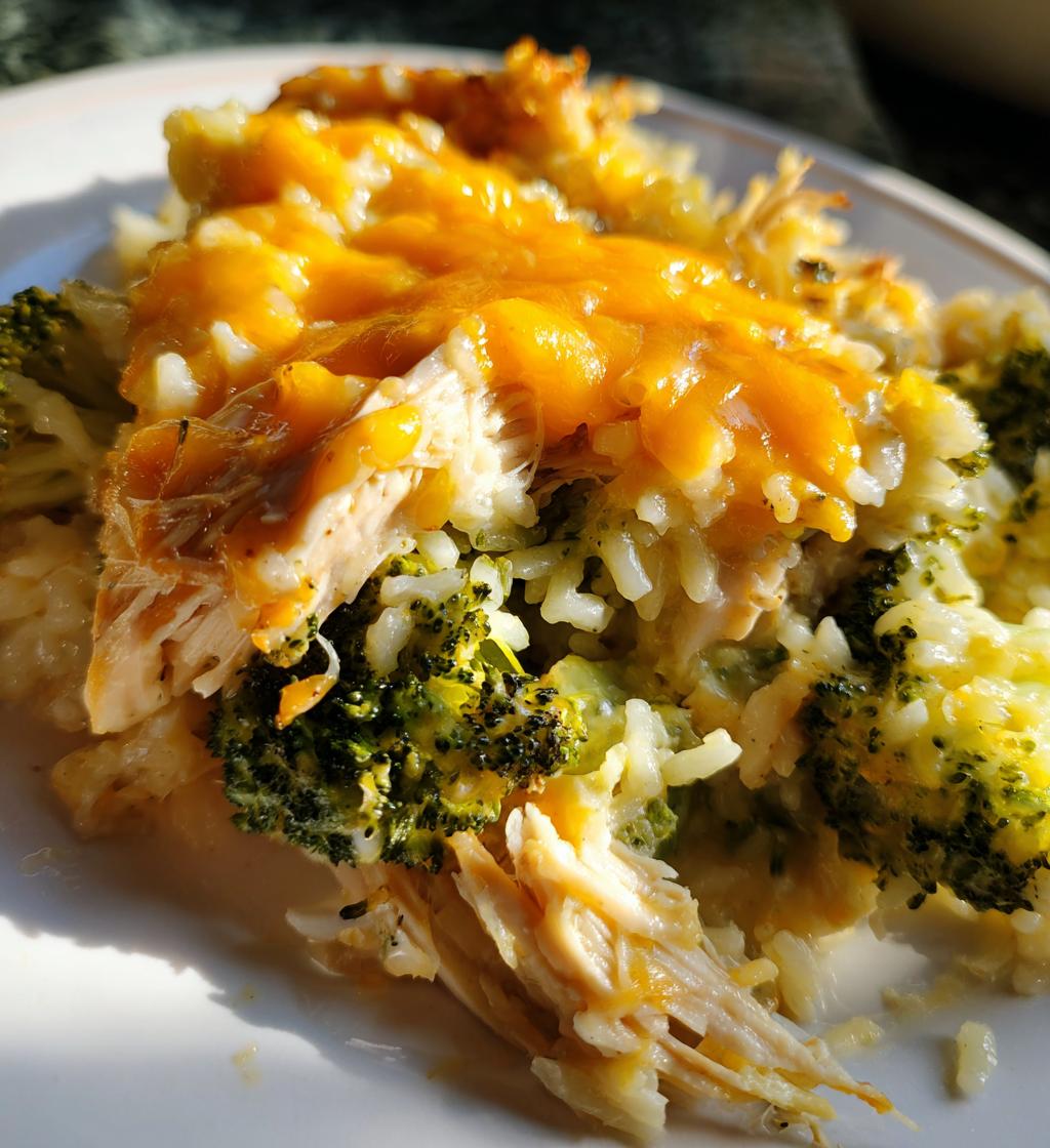 chicken broccoli rice cheese casserole
