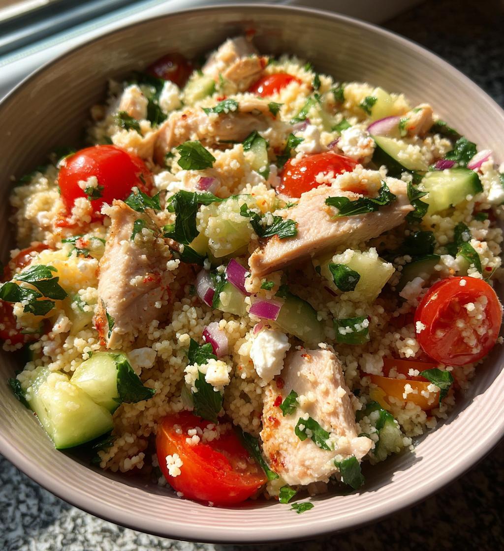 chicken couscous salad
