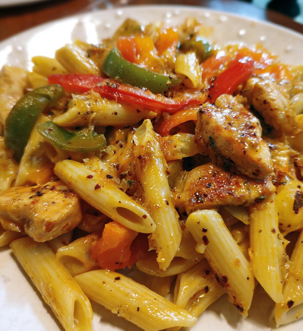 chicken fajita pasta
