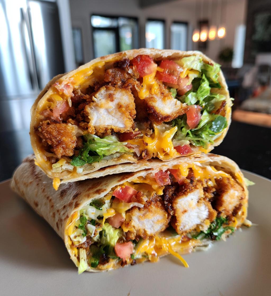 chicken nugget wrap