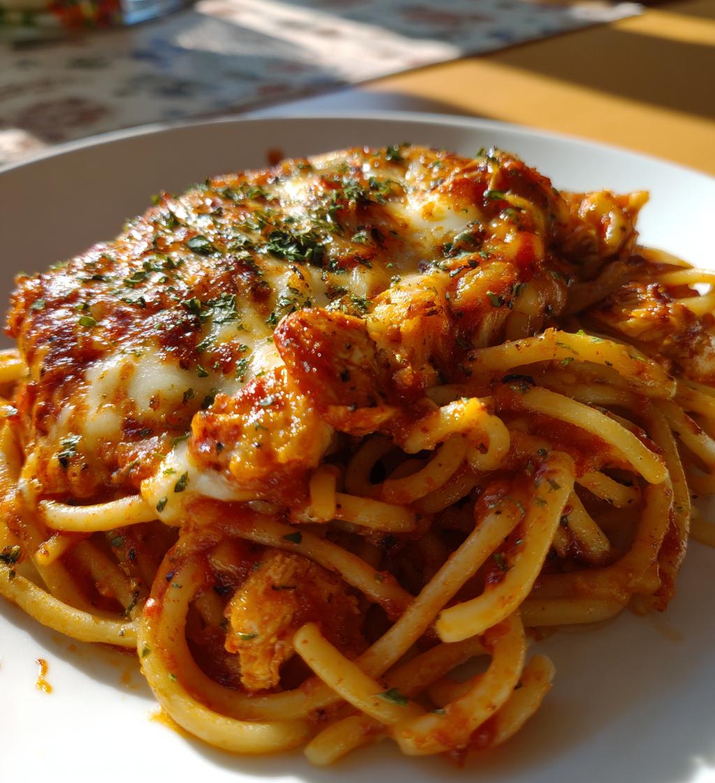 chicken parmesan pasta