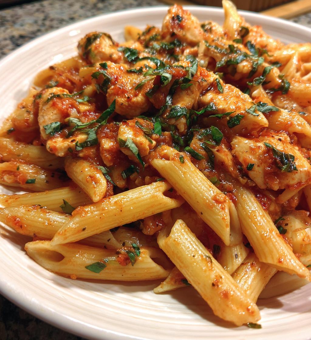 chicken penne arrabbiata