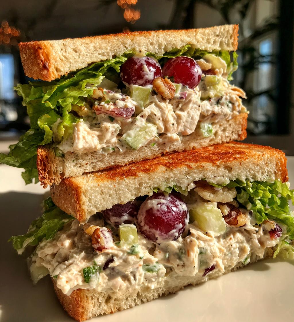 chicken salad sandwich - detail 1