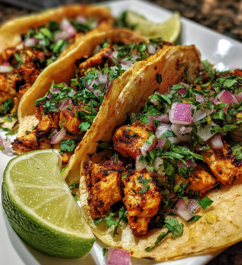 chicken street tacos