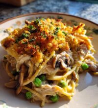 chicken tetrazzini pasta bake
