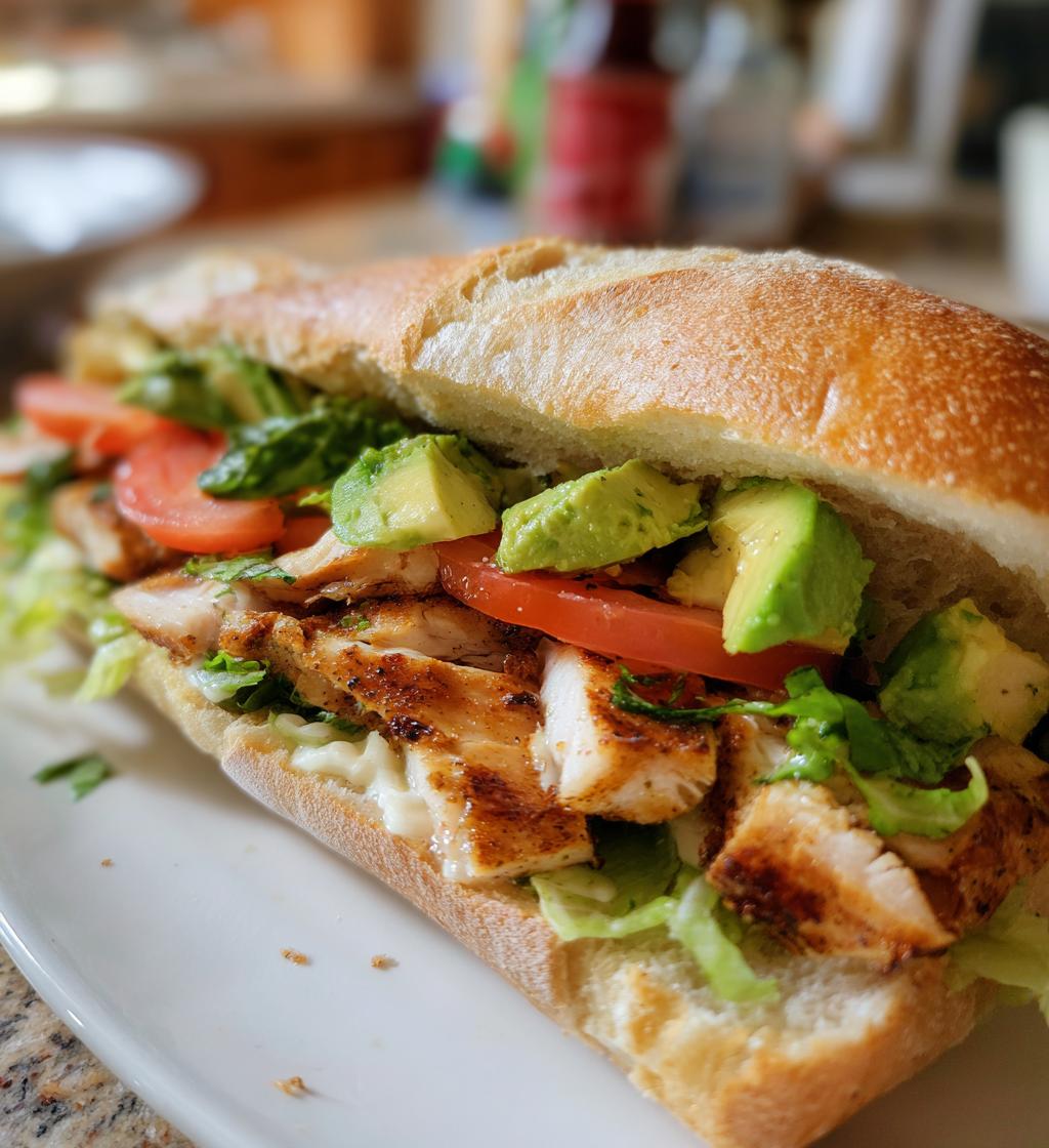 chicken torta sandwich