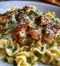 chicken with buttered noodles