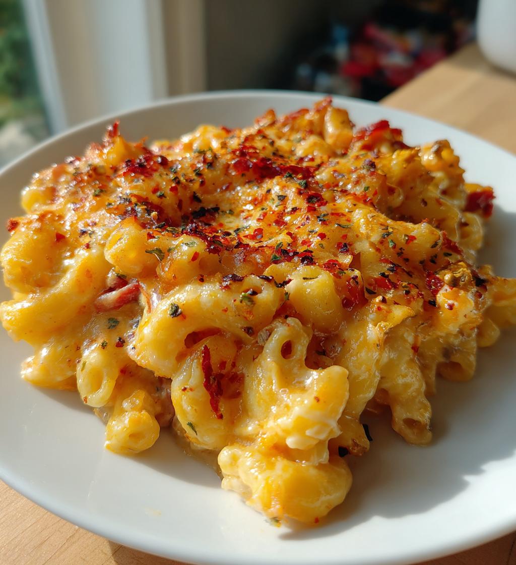 chili mac and cheese - detail 1