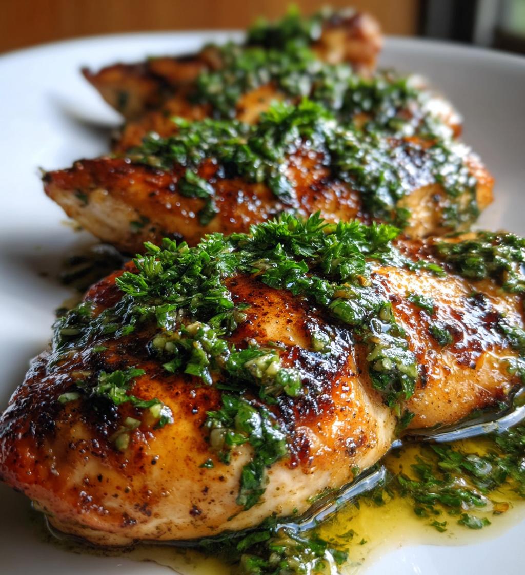 chimichurri chicken - detail 1