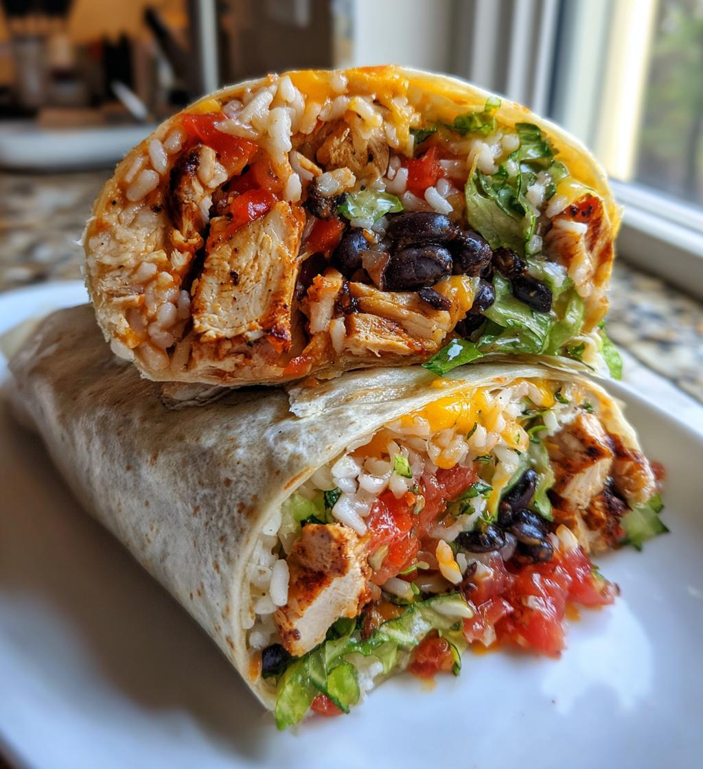 chipotle ranch grilled chicken burrito