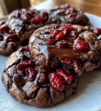 chocolate cherry cookies