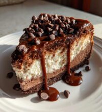 chocolate fudge truffle cheesecake
