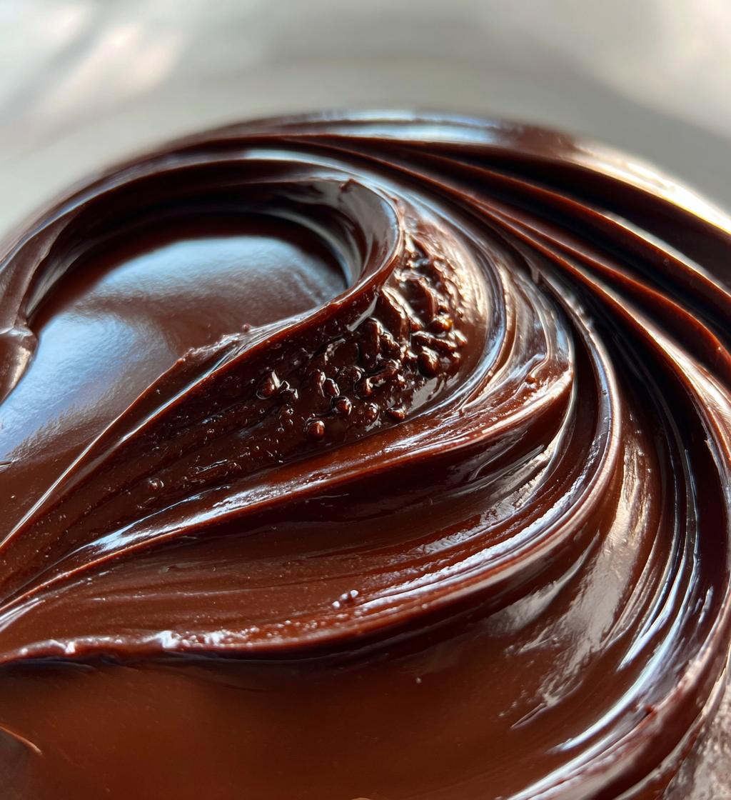 chocolate ganache - detail 1