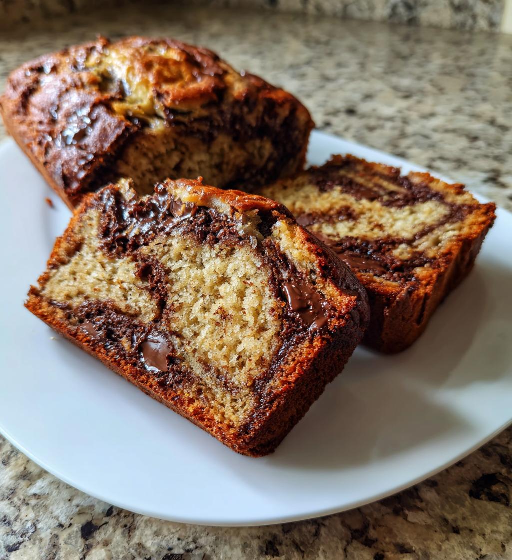 chocolate peanut butter banana bread