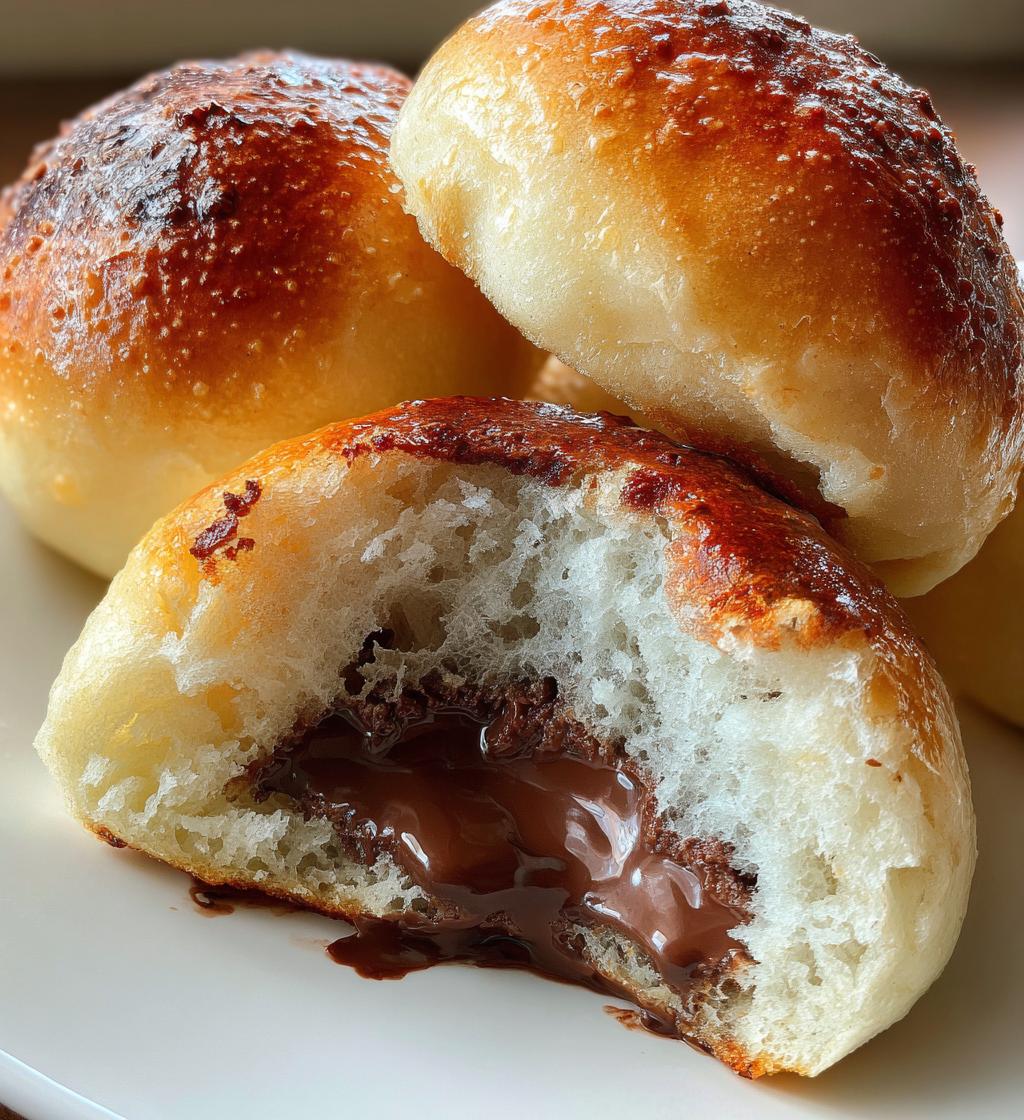 chocolate steamed buns - detail 1