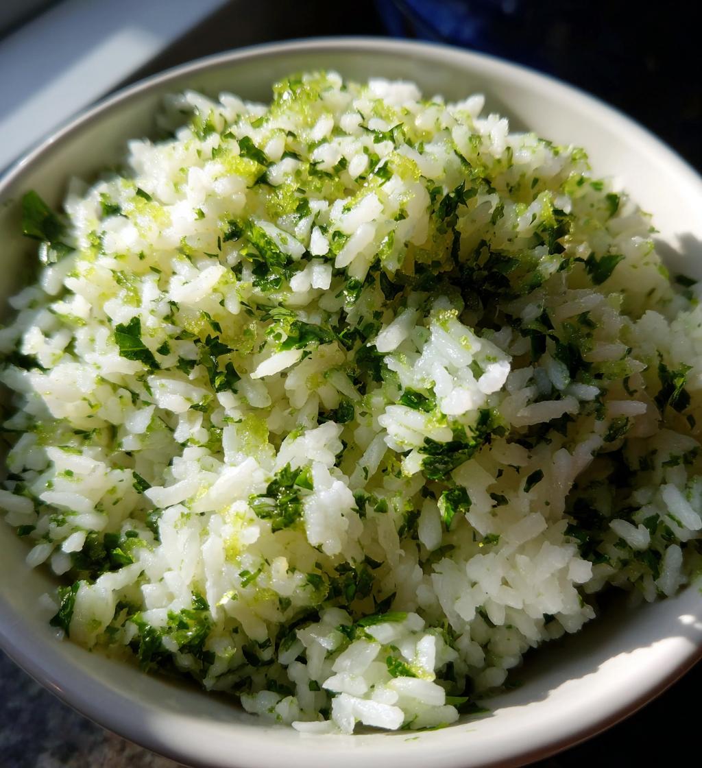cilantro lime rice bowl
