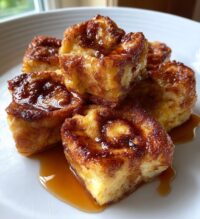cinnamon roll french toast bites