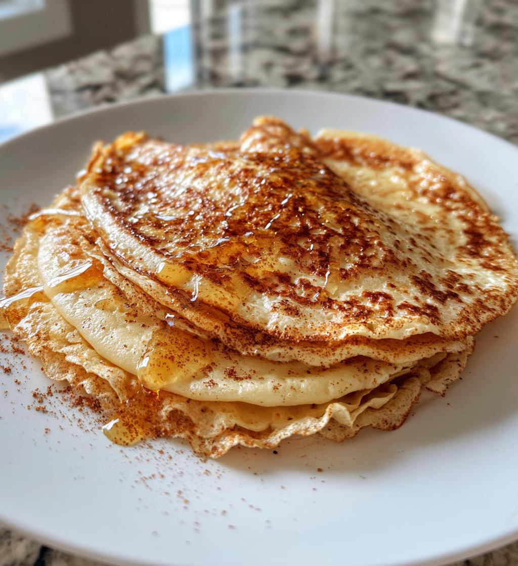 cinnamon roll protein crepes - detail 1